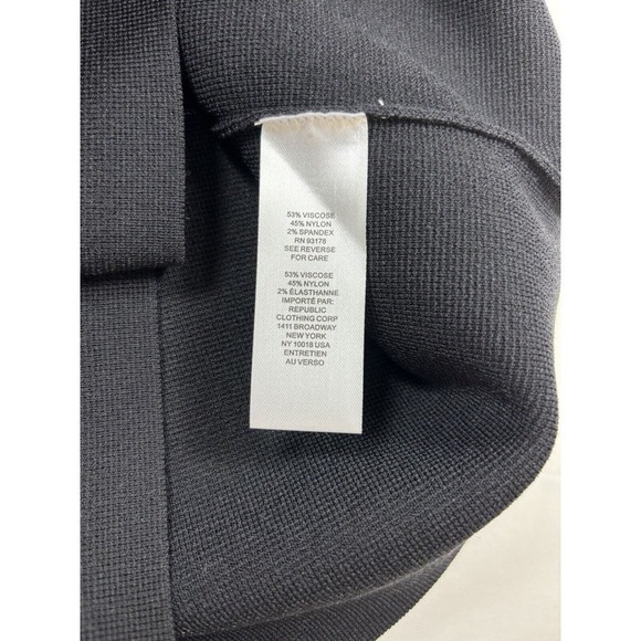 NWT House of Harlow 1960 Compression Dress Black Sleeveless Midi XS Bodycon LBD - Picture 8 of 10